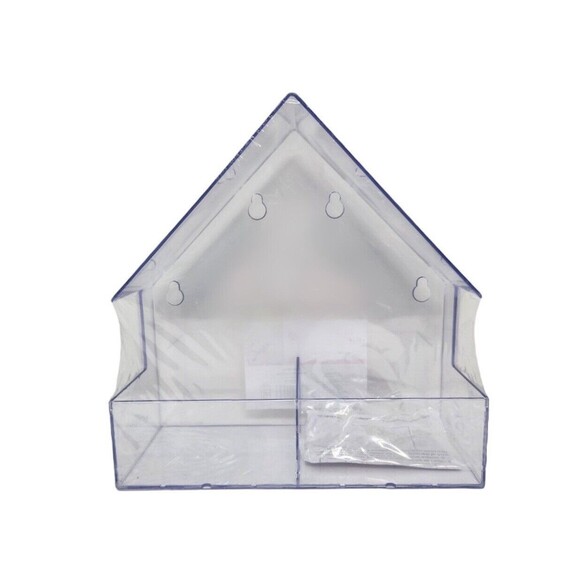 Bird Feeder Clear Plastic Window Mount Target Bullseye Playground 2024 - New - Picture 4 of 5